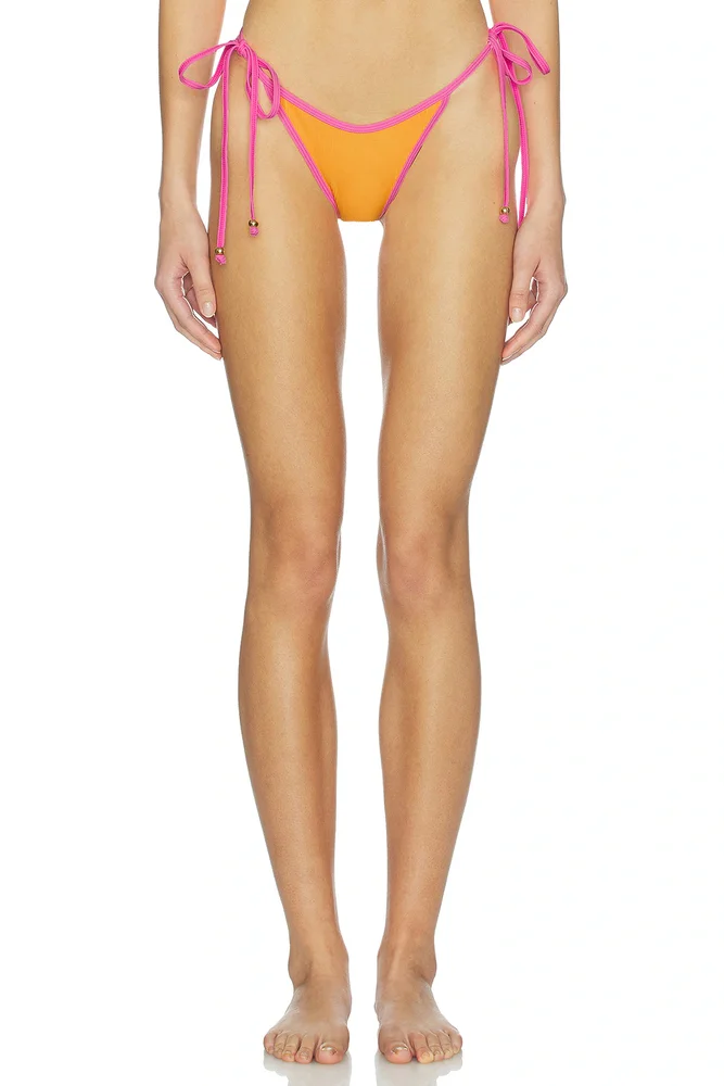 Bind Dipped Cheeky Tie Bikini Bottom