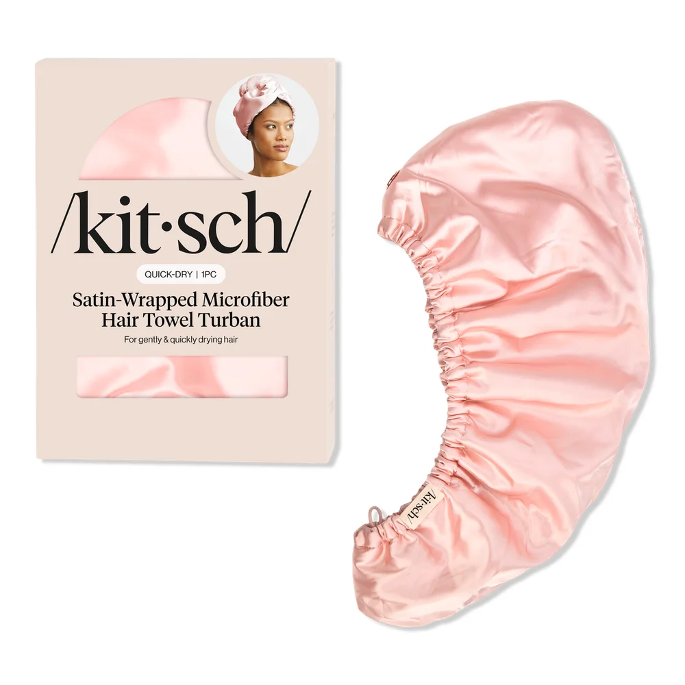 Quick Drying Satin Lined Microfiber Hair Towel