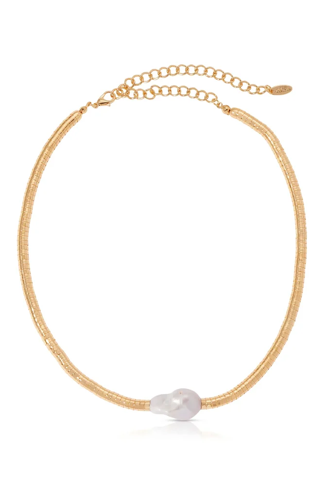 Cultured Freshwater Pearl Choker Necklace