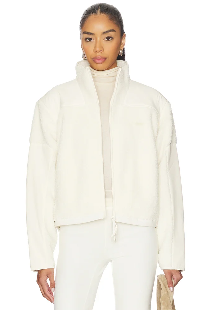 Teddy Boxy Zip Up Jacket