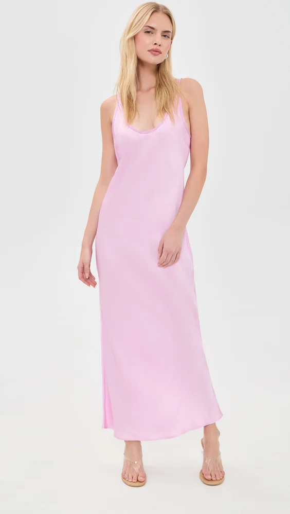 Akiya Contrast Tank Dress