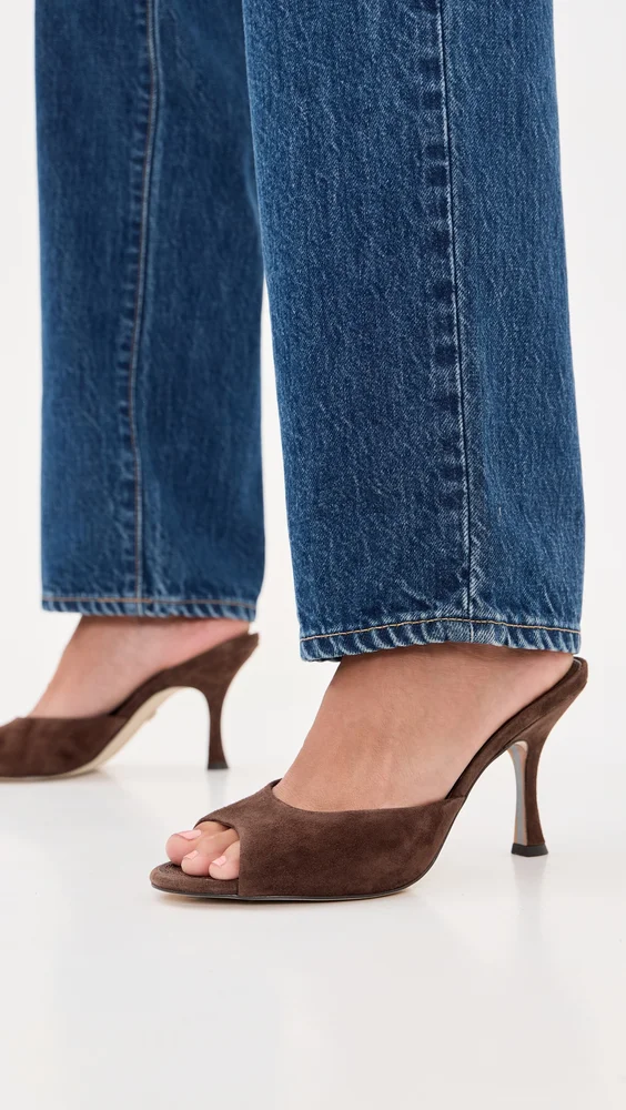 Jeanie Sandals (Java Brown Suede)