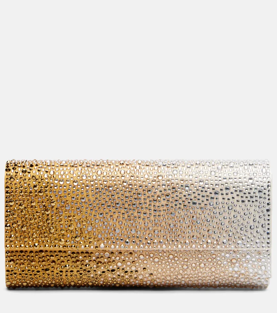 Gradient Perry Crystal-embellished Clutch