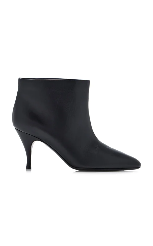 Silhouette Leather Ankle Boots