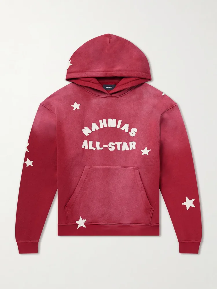 All Star Printed Cotton-Jersey Hoodie