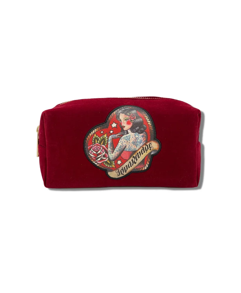 Luxe Makeup Bag With Patch