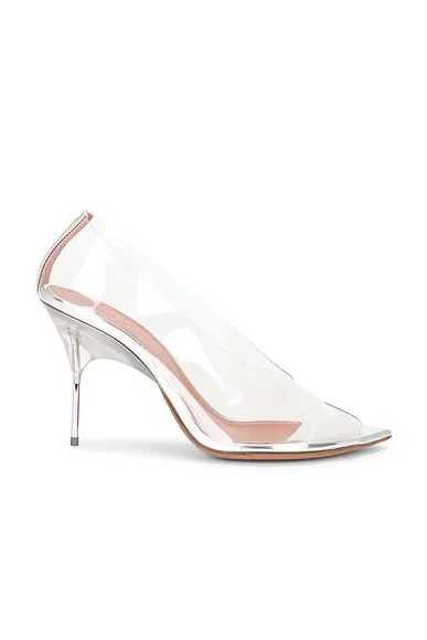 Bianca 95 Glass Peep Toe Pump
