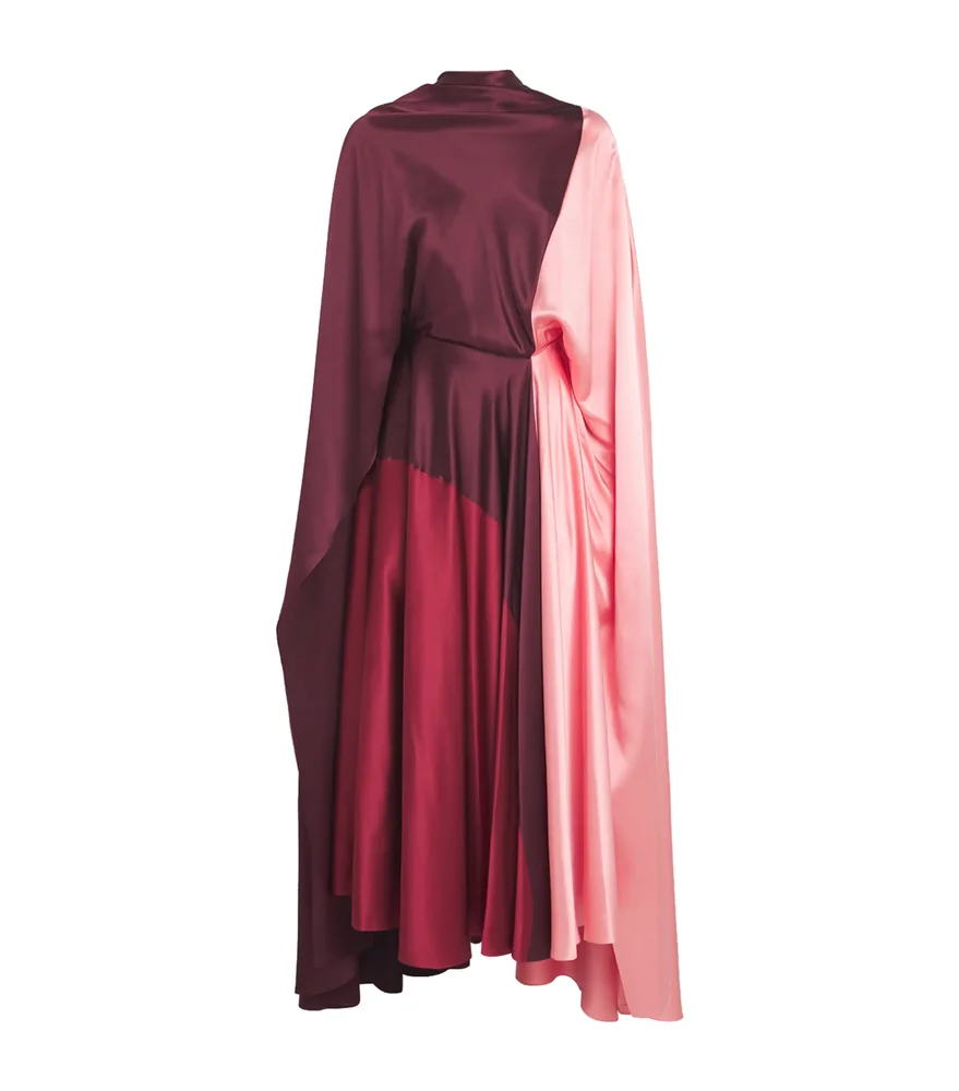 Silk Satin Andromeda Maxi Dress