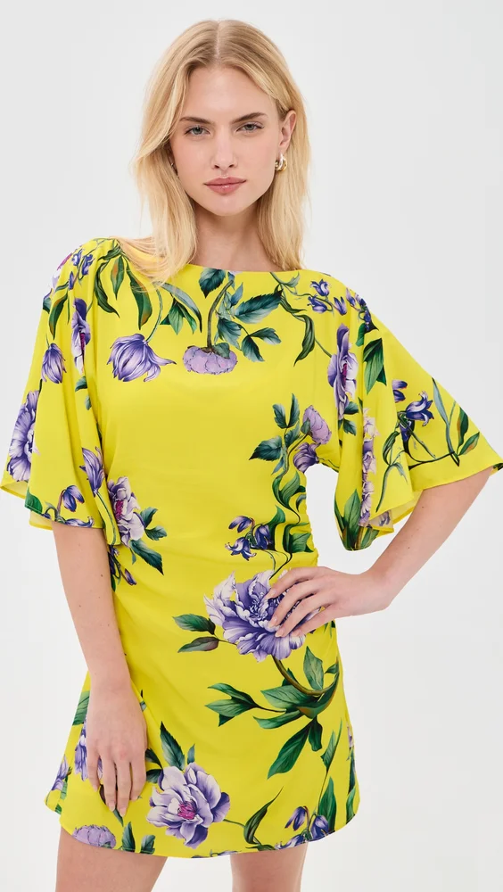Boat Neck Short Dress