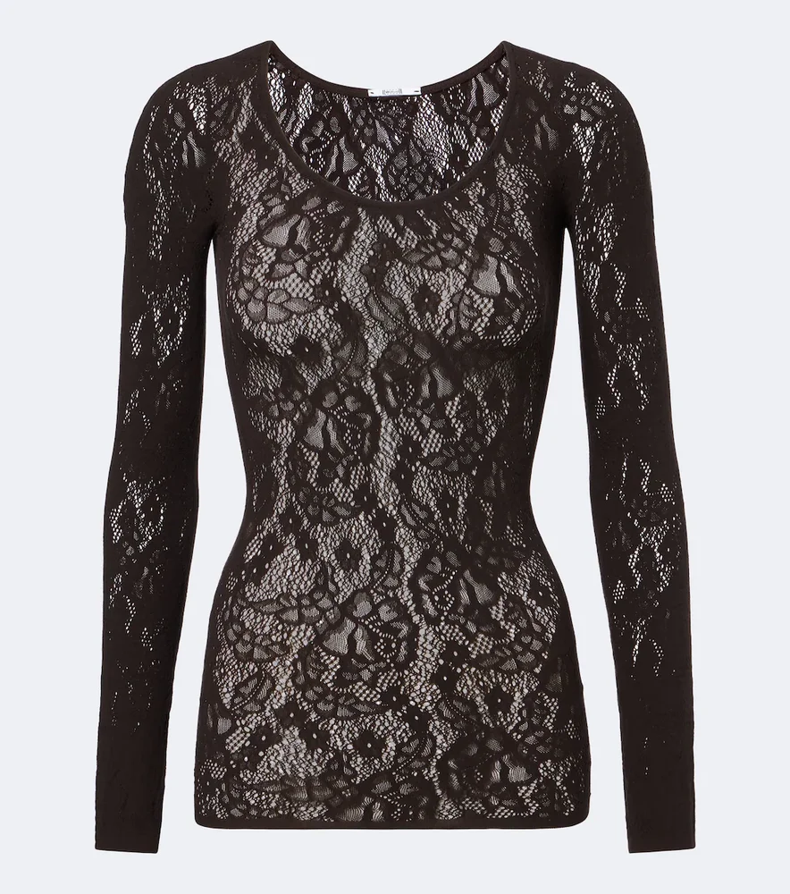 Infinite floral lace top