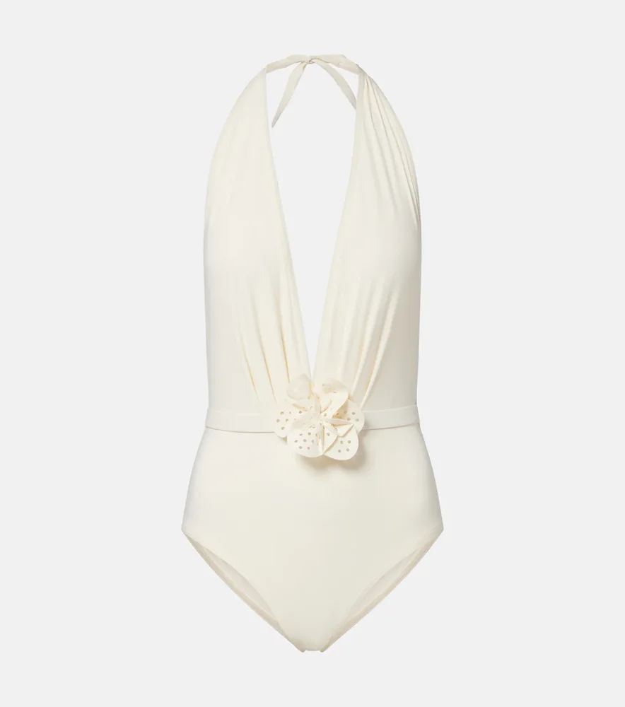 Rosetta halterneck swimsuit
