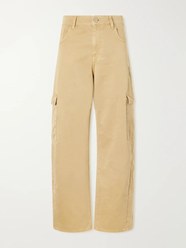 Cargo Barrel high-waist wide-leg jeans