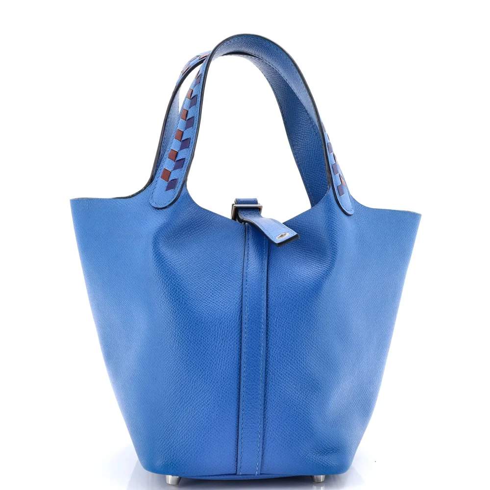 Pre-Owned Picotin Lock Bag Tressage Epsom PM