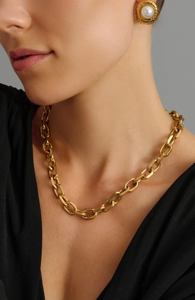 Round Cable Chain Necklace