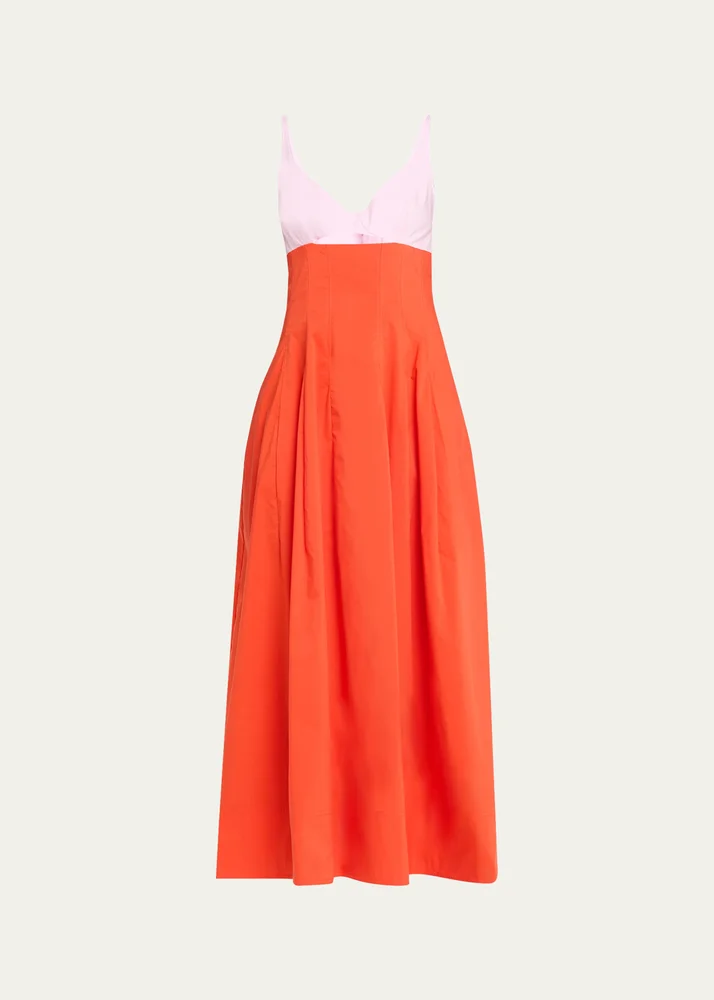 Maddy Cotton Cut-Out Maxi Dress