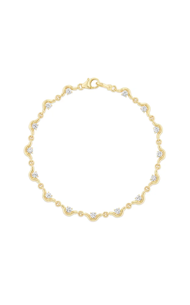 14K Yellow Gold Louise Line Bracelet