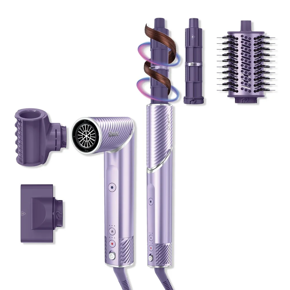 FlexStyle IonCurl Ion Air Drying, Curling & Styling System, Lilac