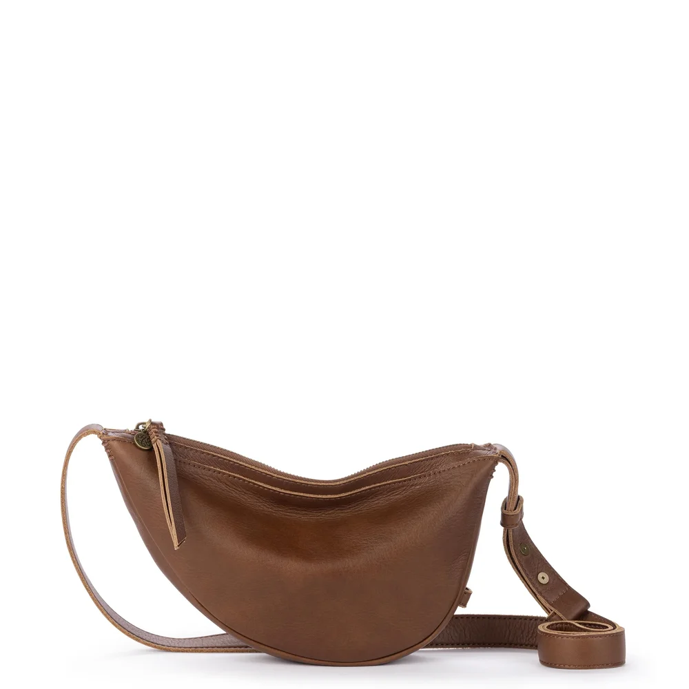 Tess Sling, Leather, Whiskey