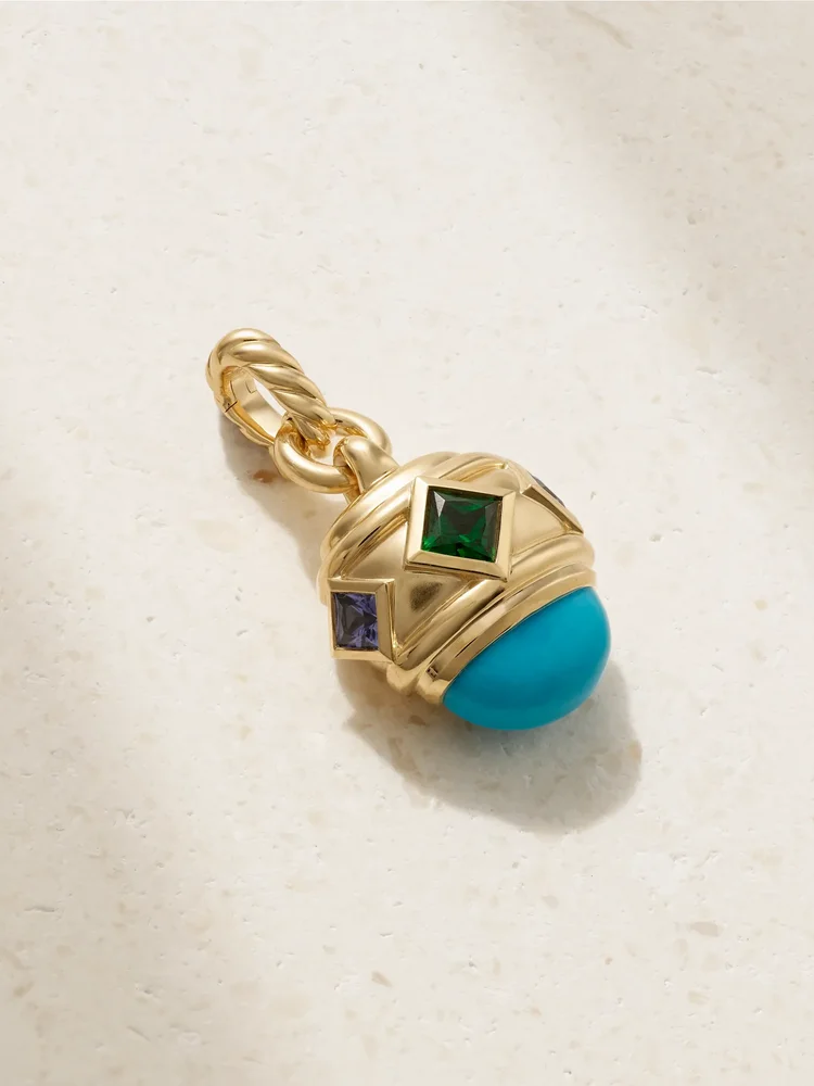 Renaissance® 18-karat gold multi-stone pendant