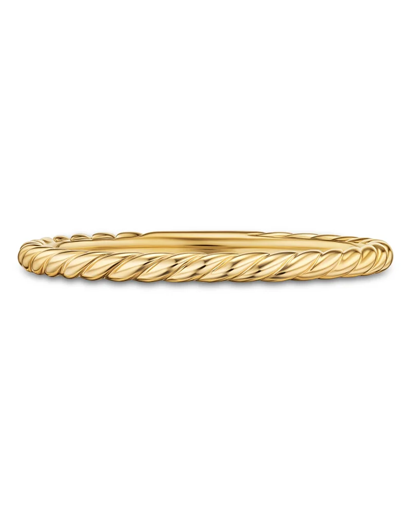 Cable Band Ring in 18K Yellow Gold, 1.7mm