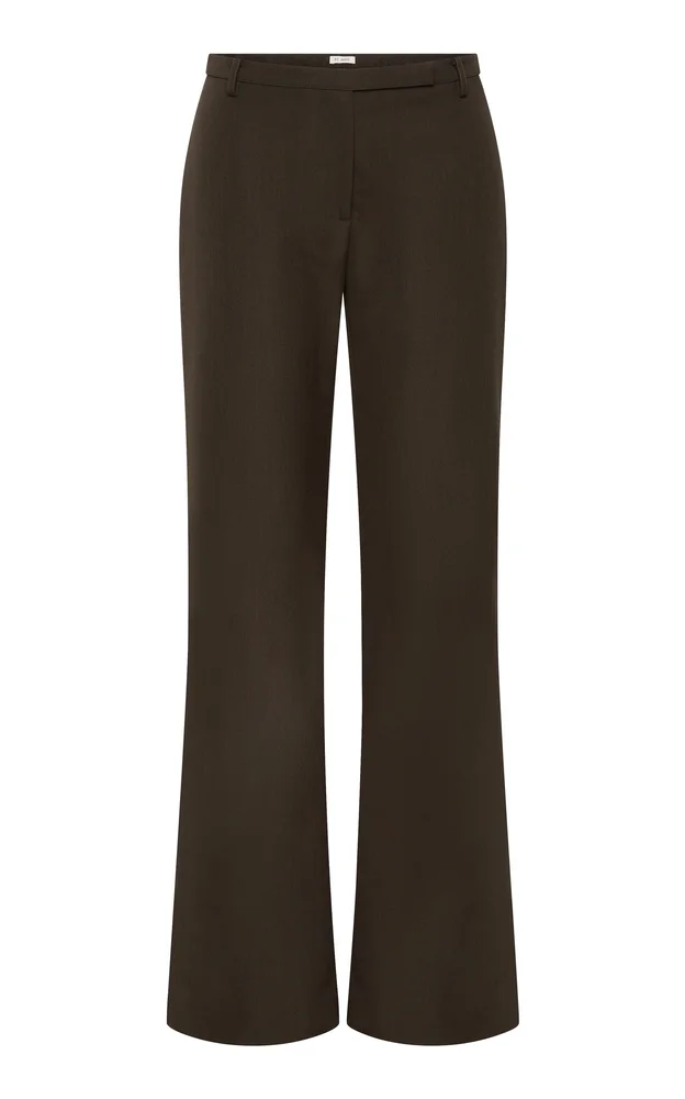 Wool-Silk Minimal '90s Pants