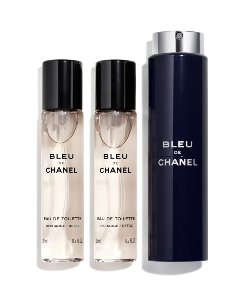 BLEU DE CHANEL Eau de Toilette Refillable Travel Spray Set