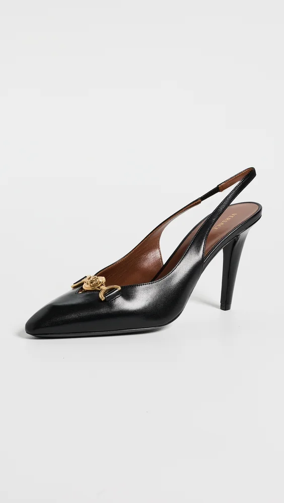 Lamb Leather Sling Back Heels