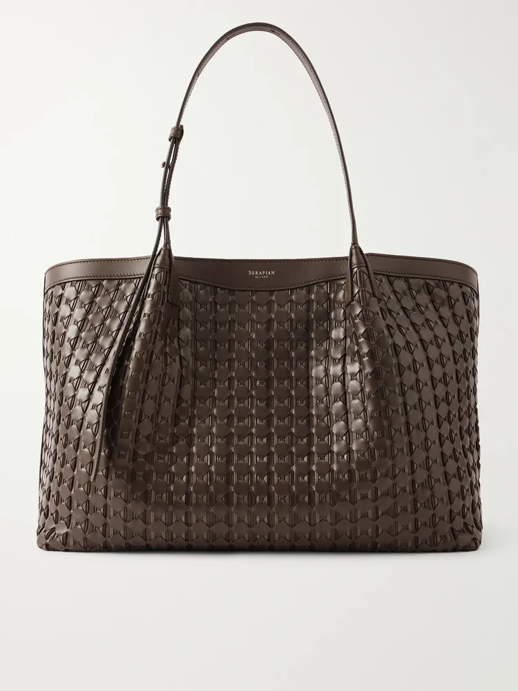 Secret Mosaico leather tote