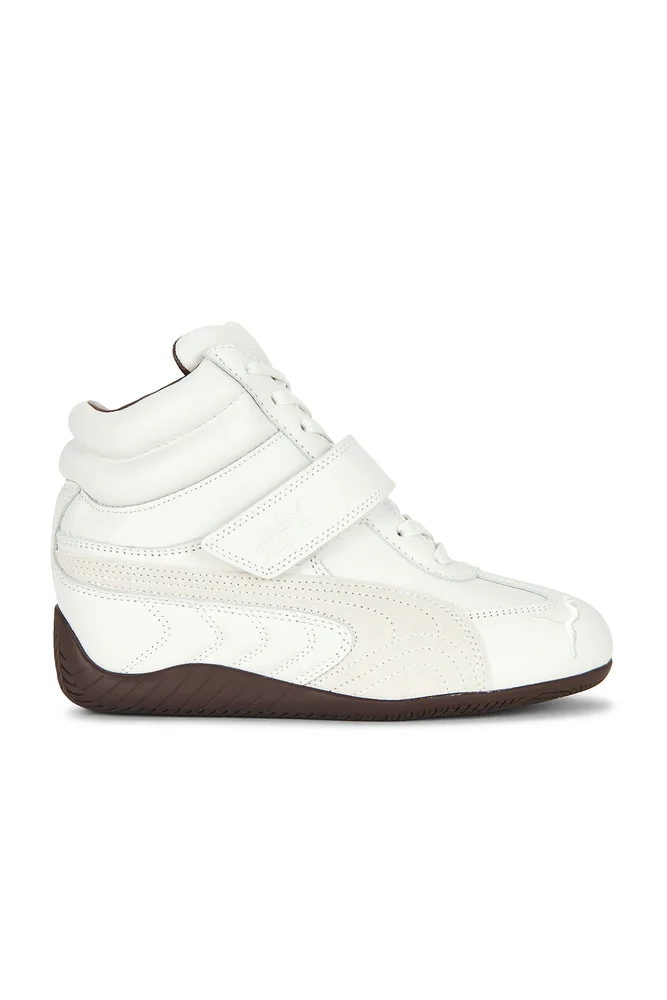 Speedcat Wedge Sneaker in Vapor Gray Puma White