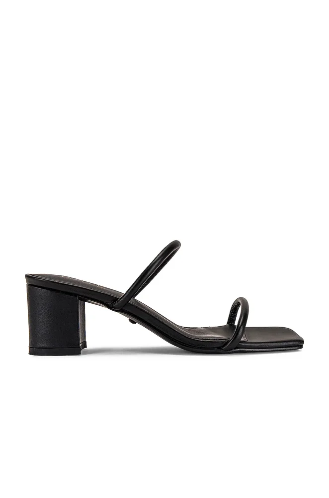 Leather Colorblock Pattern Pumps