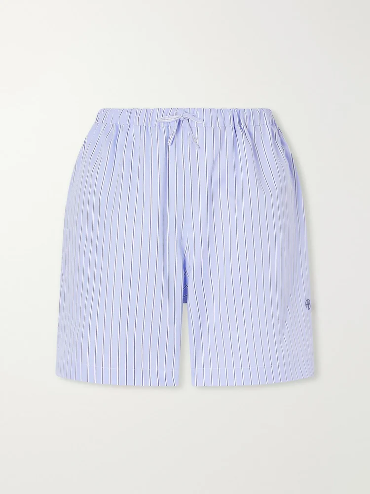 Ramy striped cotton shorts