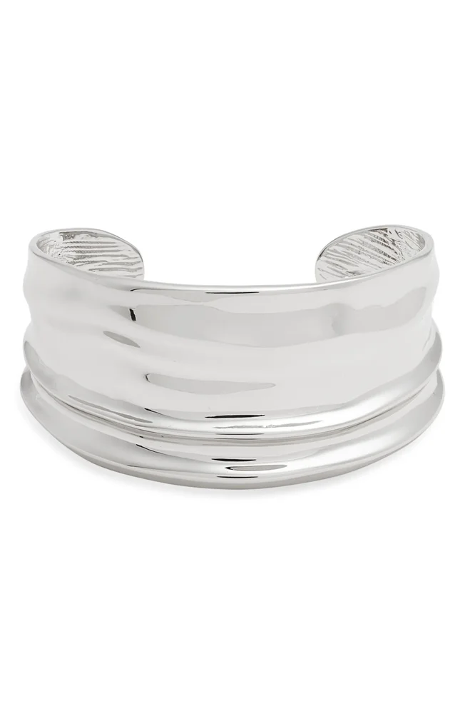 Molten Wide Cuff Bracelet