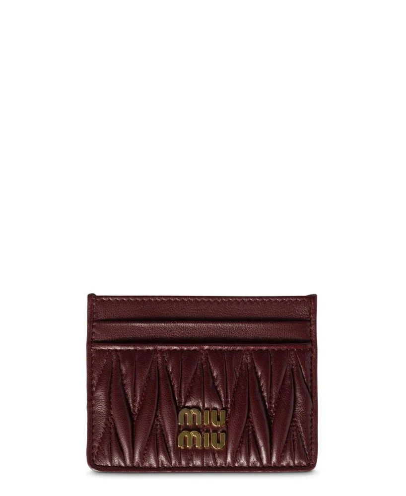 Matelassé Nappa Leather Card Holder
