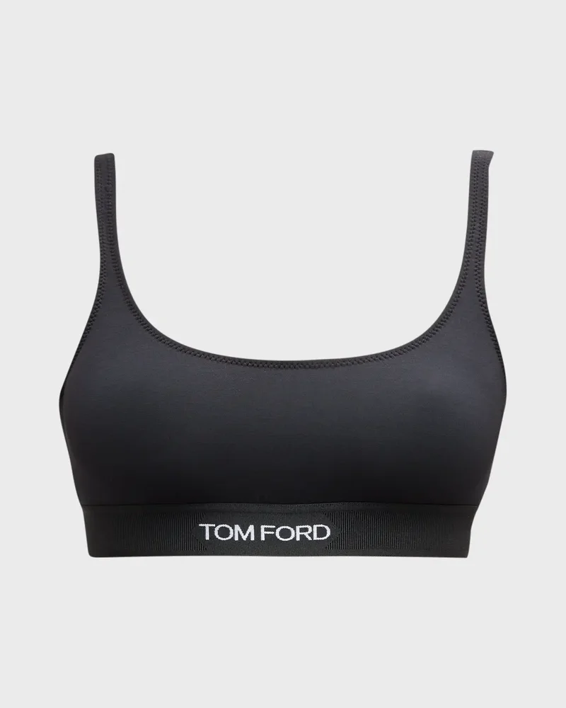 Logo Band Jersey Bralette