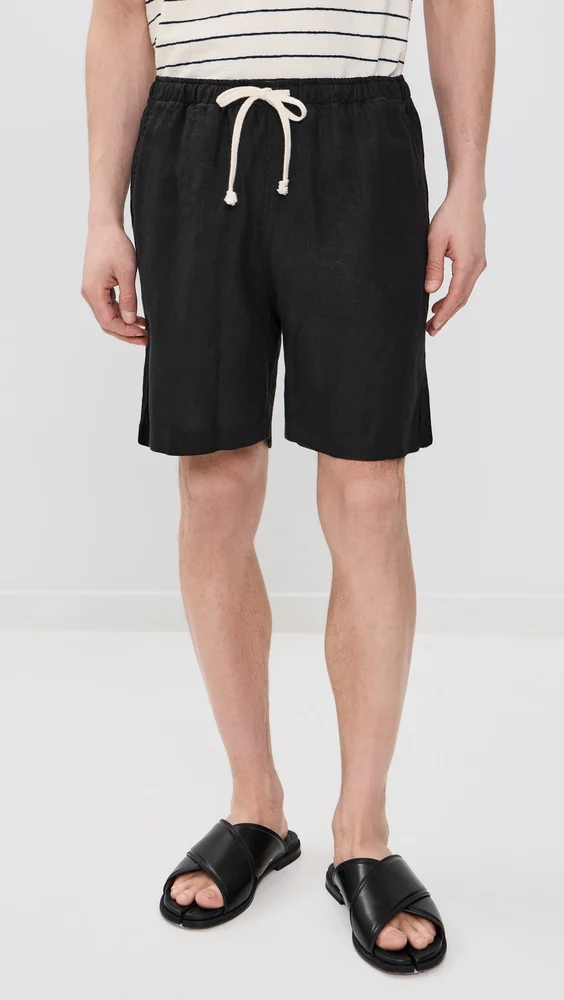 Linen Bo Shorts 7"