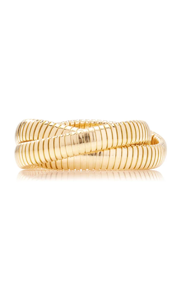 Rolling 18K Yellow Gold Bracelet