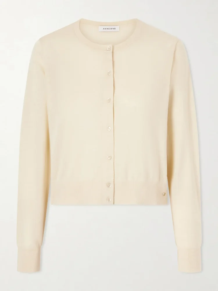 Moni wool and cashmere-blend cardigan