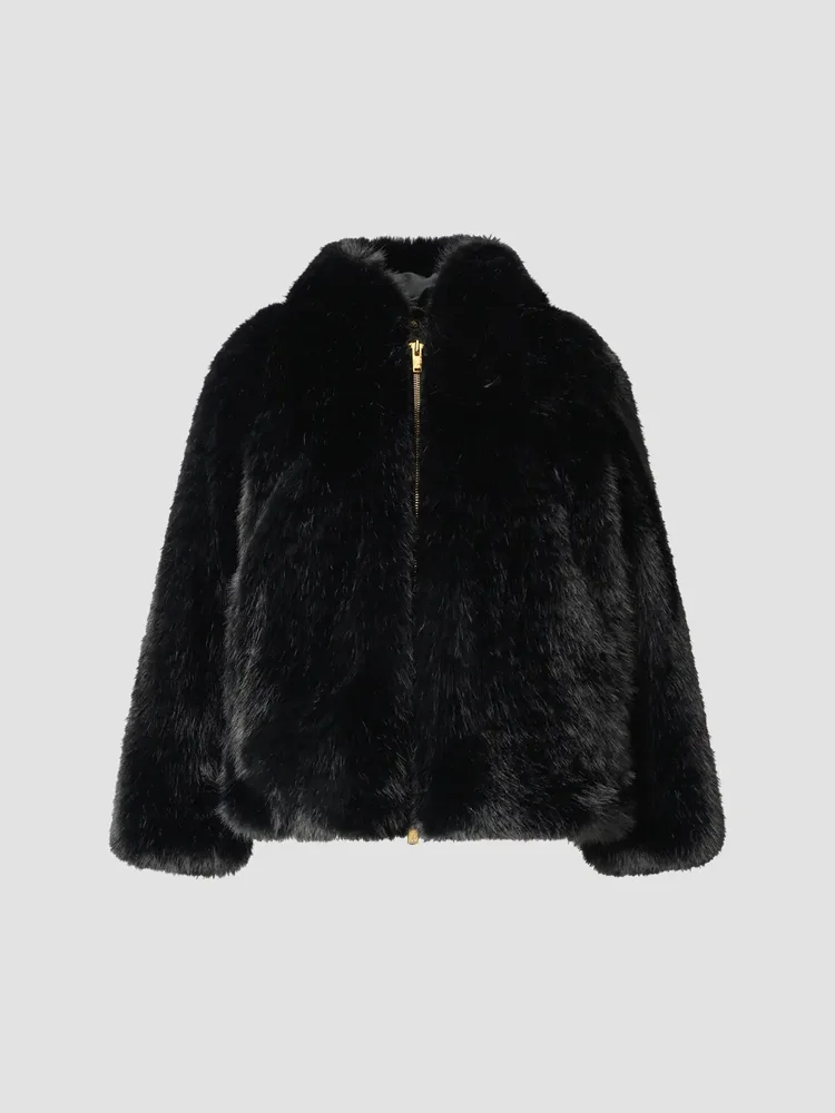 Bunny Ember Faux-Fur Jacket