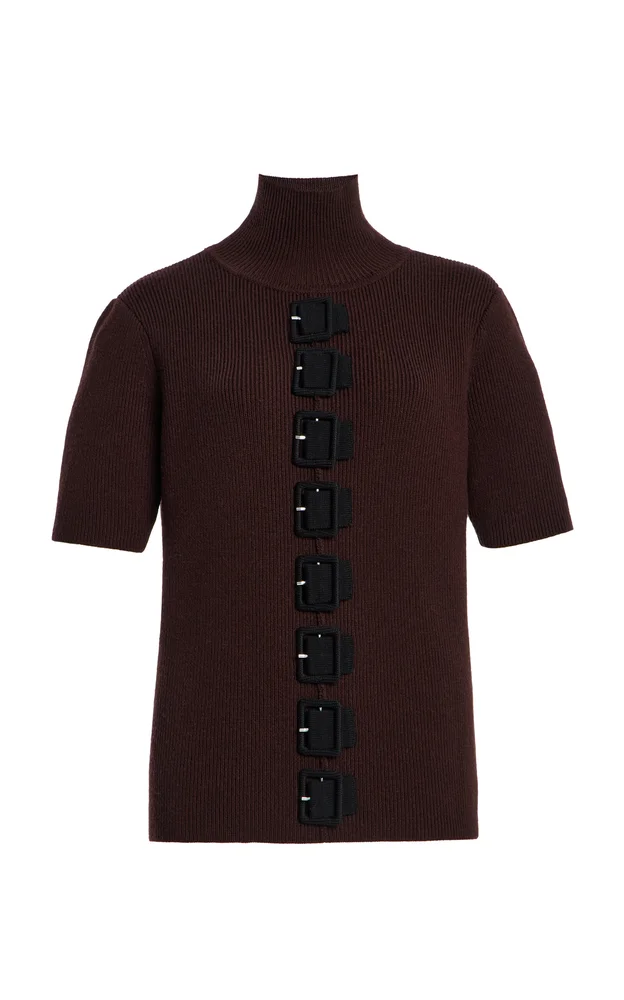 Silvina Merino Wool Turtleneck Top