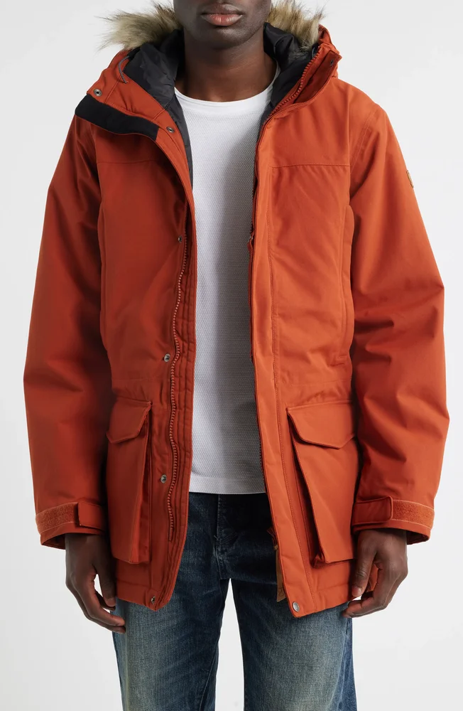 Nuuk Lite Waterproof Parka With Faux Fur Trim