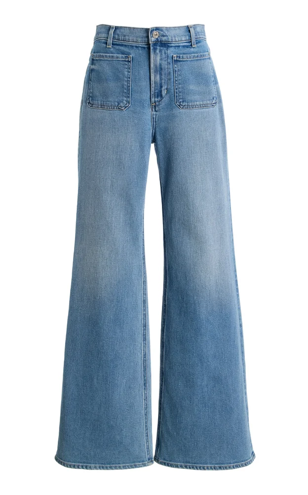 Kimberly Patch Pocket Flare Jeans