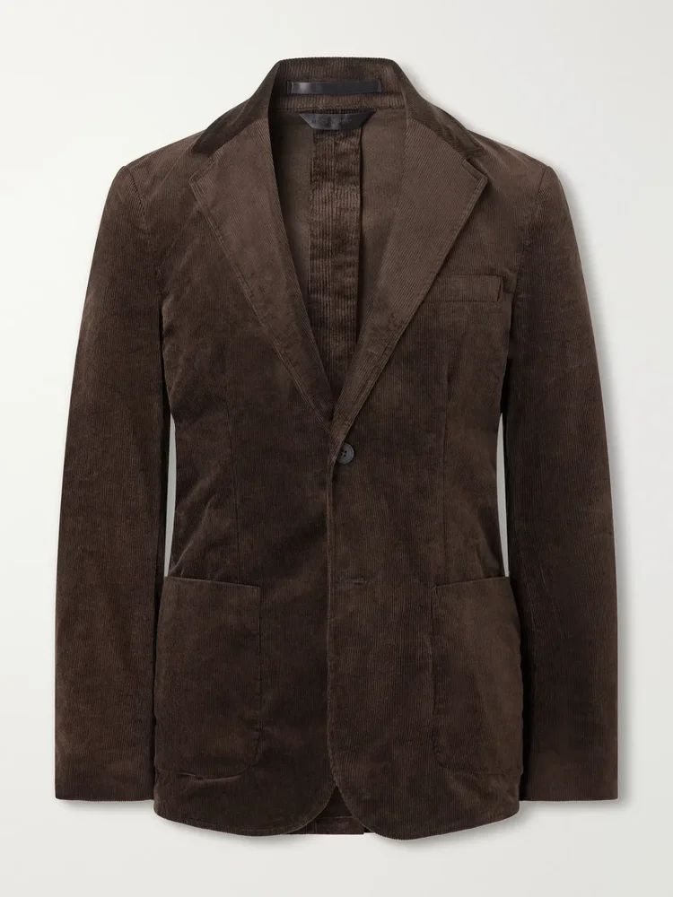 Cotton-Blend Corduroy Blazer