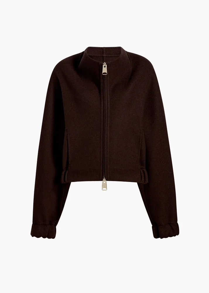 KHAITE Ixin Jacket in Dark Brown