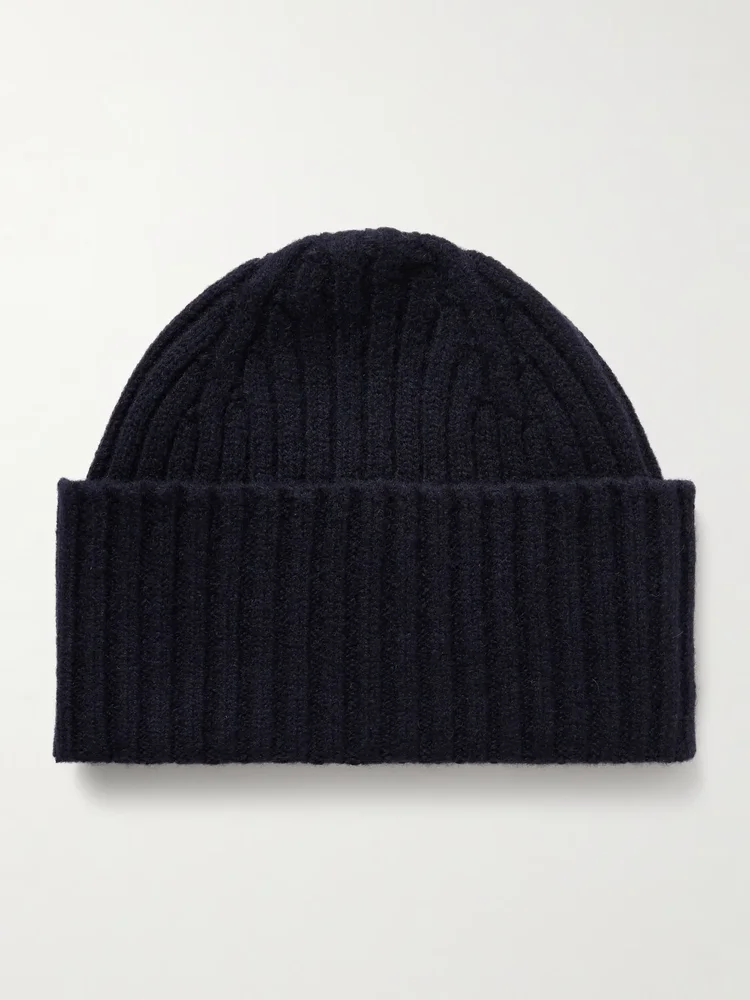 Ribbed Wool Beanie