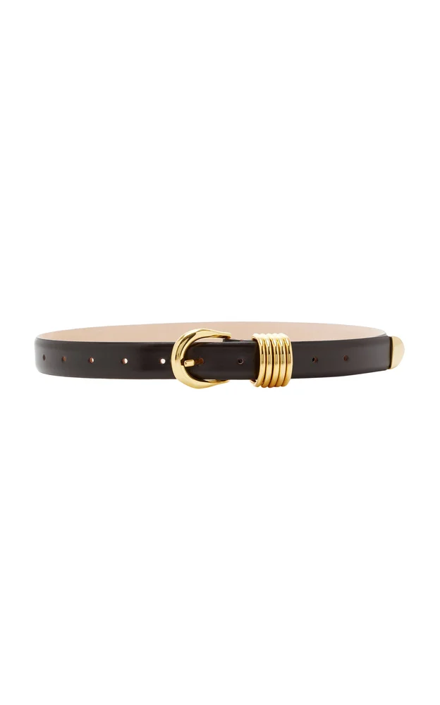 Hollyhock Leather Belt