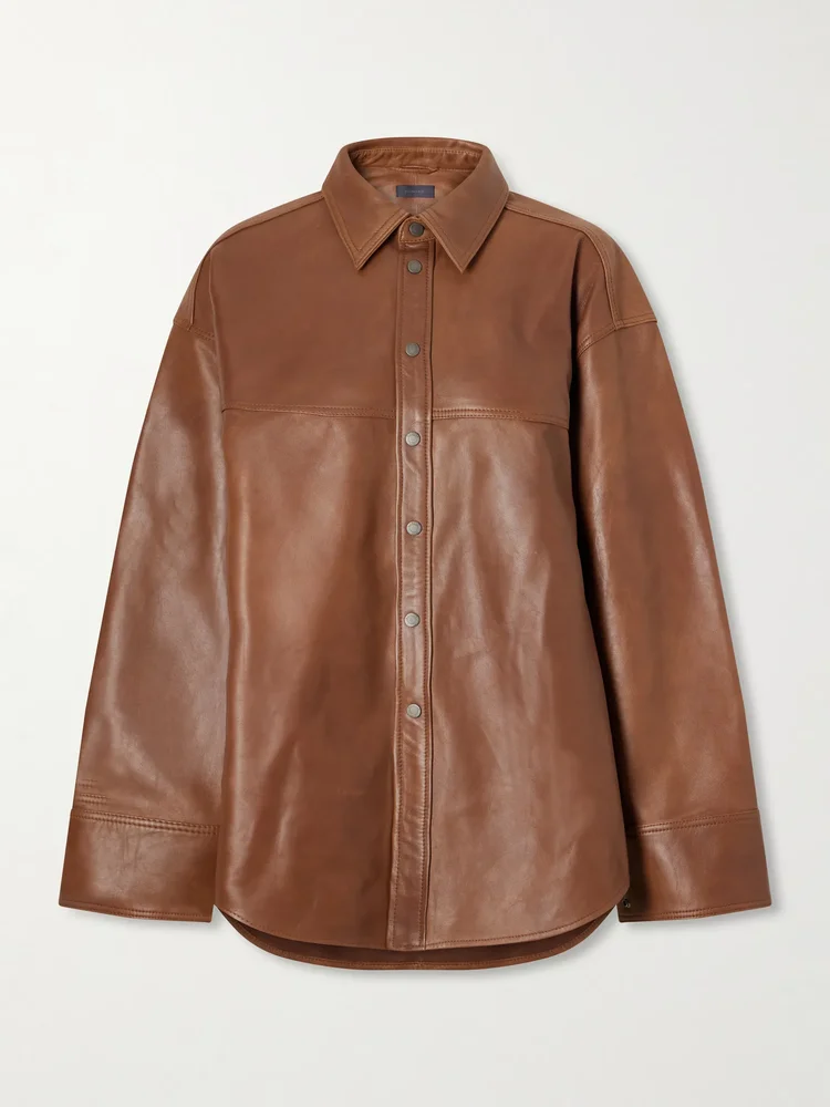 Victoria leather shirt