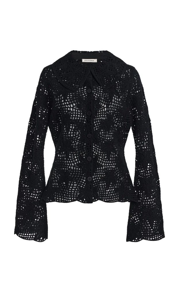 Gwenevere Cotton Crochet Top
