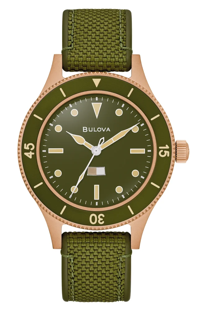 Archive Series MIL-SHIPS Bronze NATO Strap Watch, 41mm