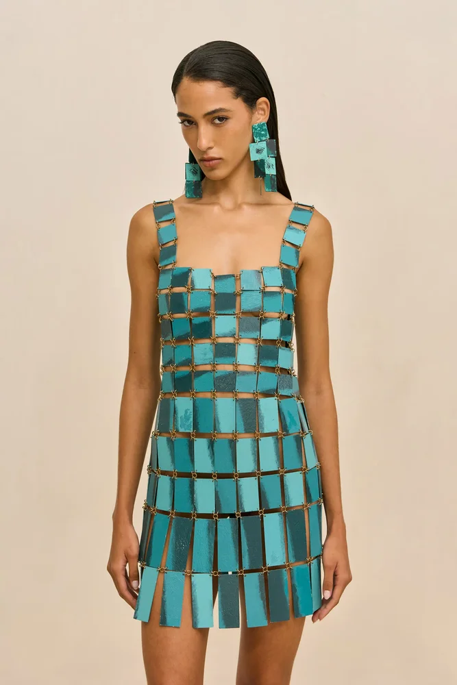 Evelis Dress in Teal