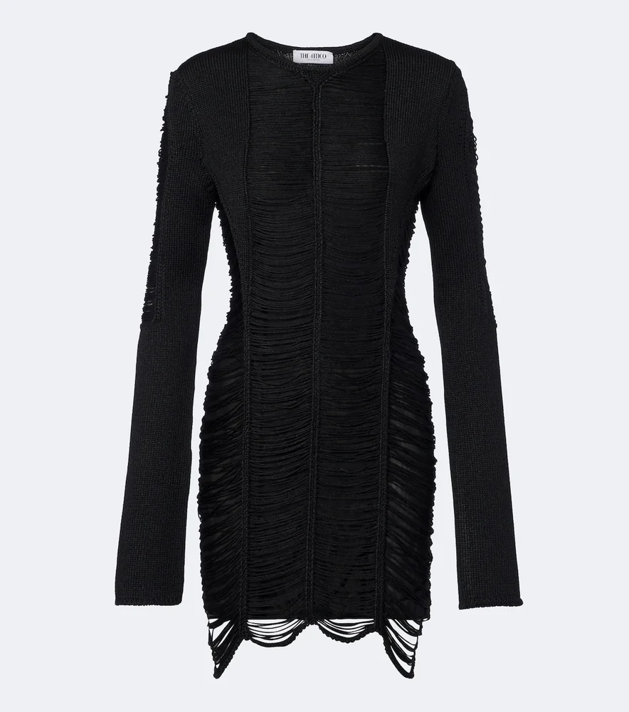 Fringed minidress